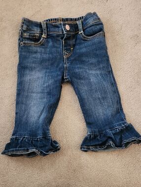Gymboree Baby Denim Pants in Dark Blue with Gold Stitching